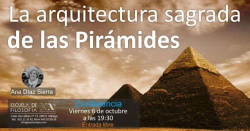 Conferencia: La arquitectura sagrada de las pirámides